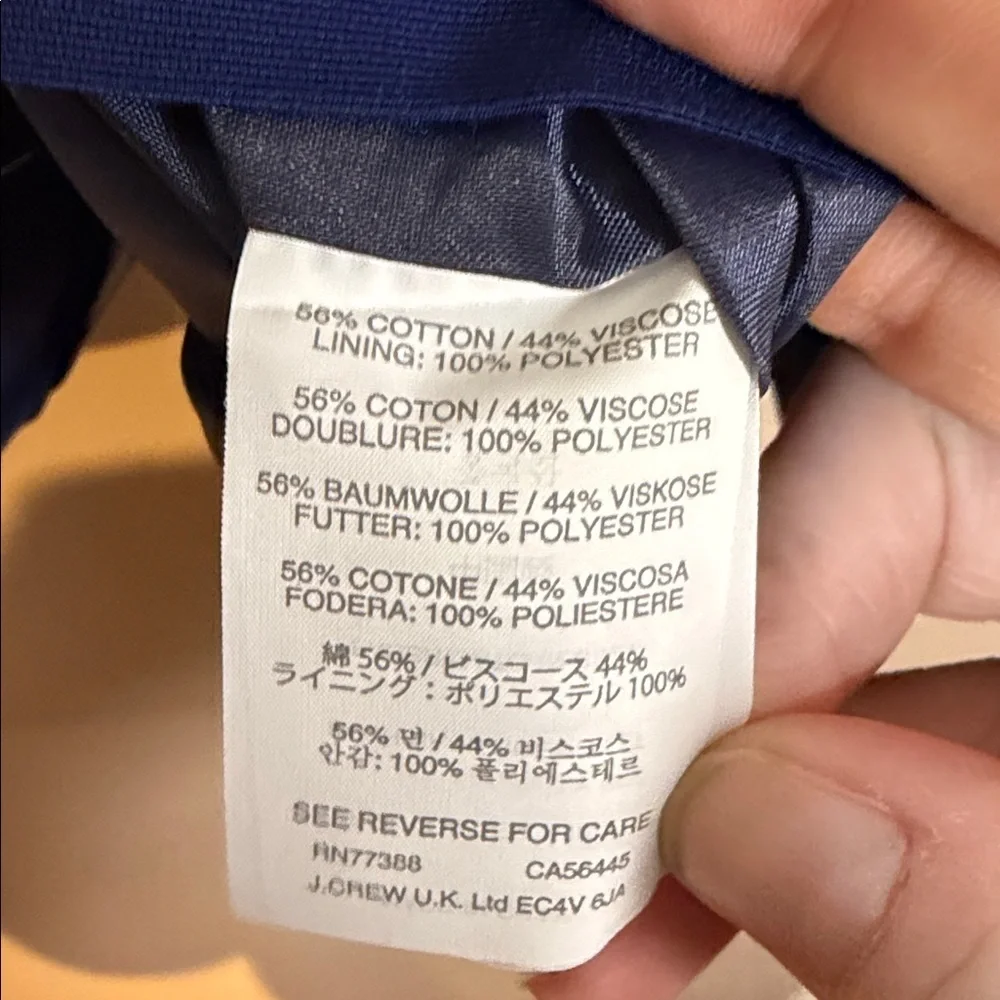 J. Crew tailored sleeveless